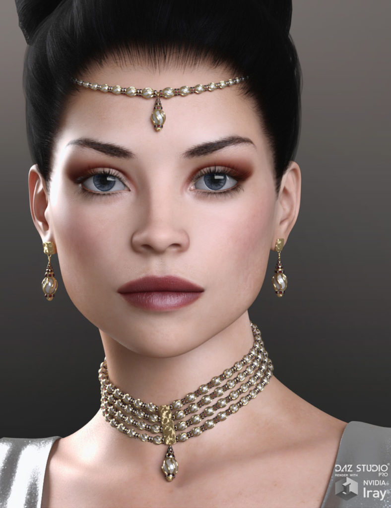 GCD Jewelry – Mila Collection for G8F_DAZ3D下载站