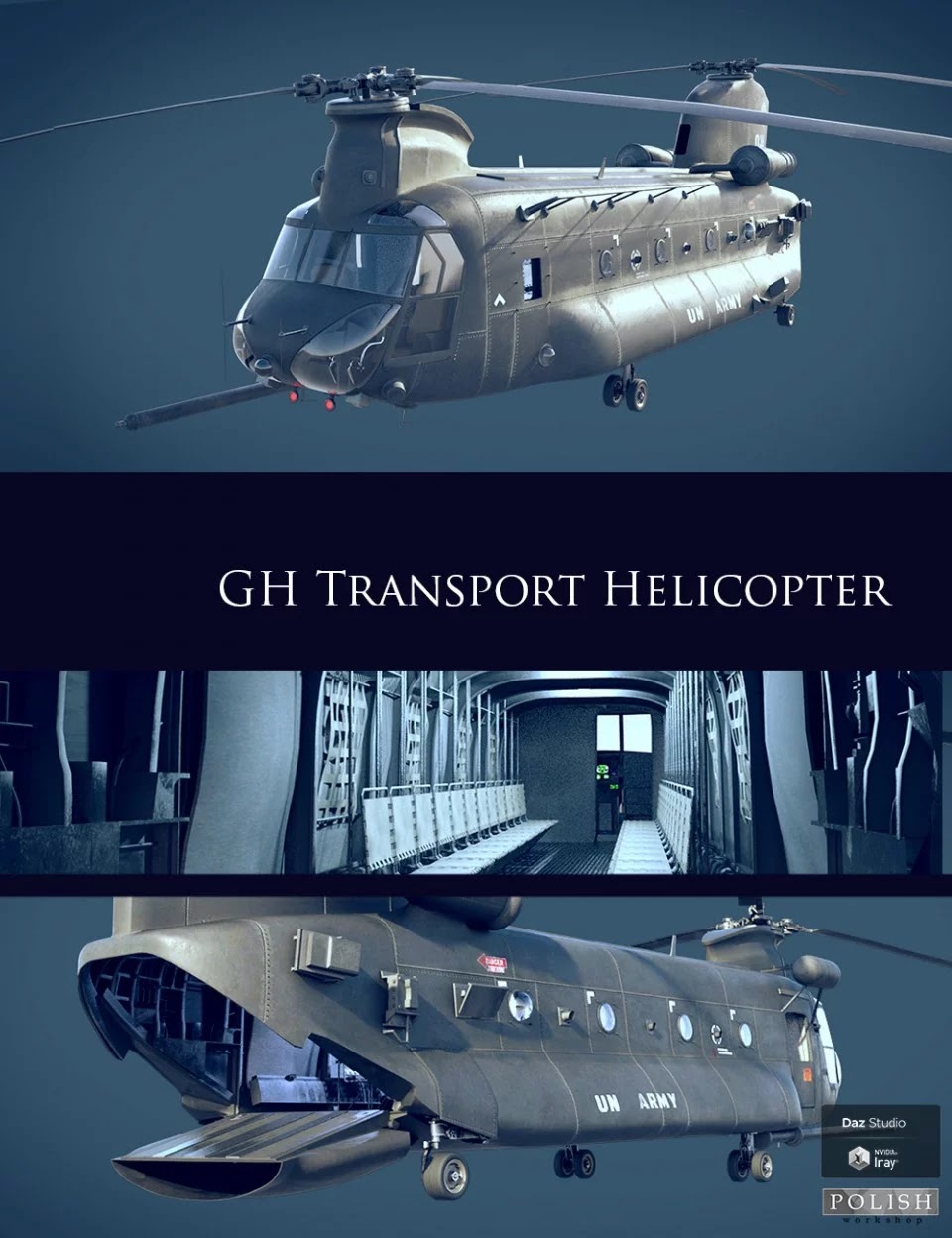 GH Transport Helicopter_DAZ3D下载站