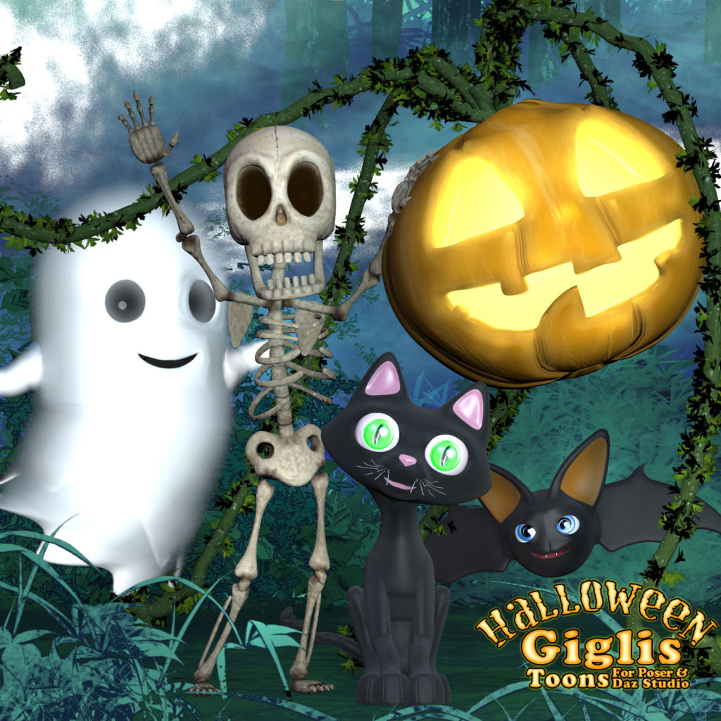 Gigli Halloween Bundle_DAZ3D下载站