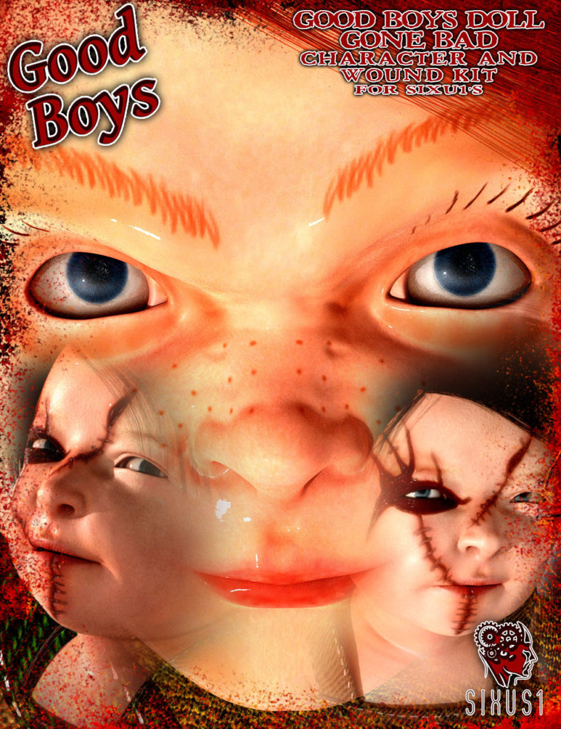 Good Boys Doll Gone Bad: Character and Overlays for S1M’s The Baby for G8F_DAZ3D下载站