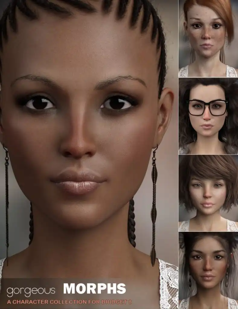 Gorgeous Morphs for Bridget 8_DAZ3D下载站