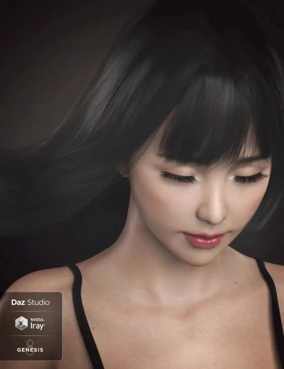 Grace Yong and Grace Yong Hair for Genesis 8 Female(s)_DAZ3D下载站