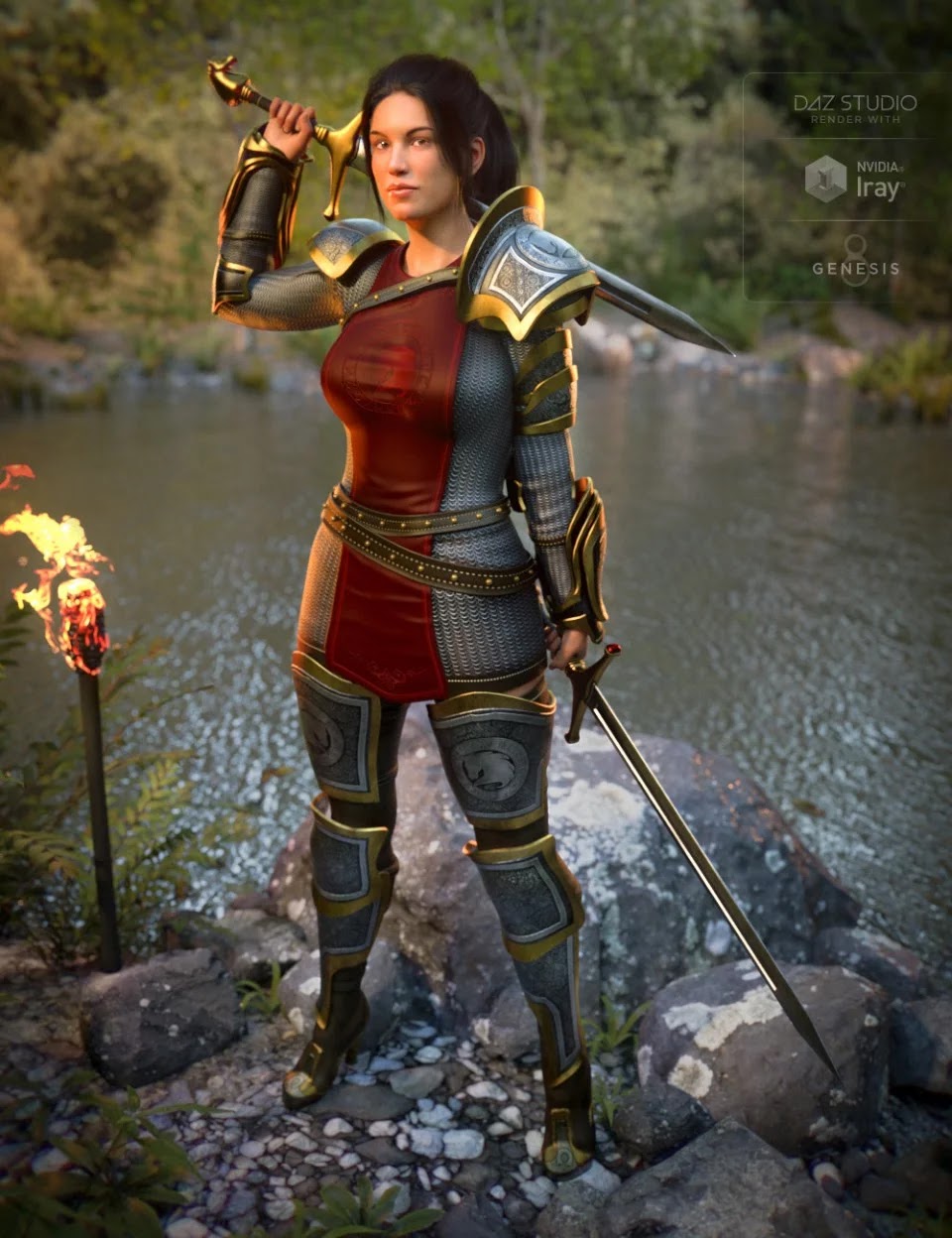 Guardian of the Citadel Outfit for Genesis 8 Female(s)_DAZ3DDL