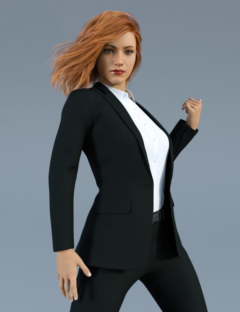 H&C Business Suit A for Genesis 8 Female(s)_DAZ3D下载站