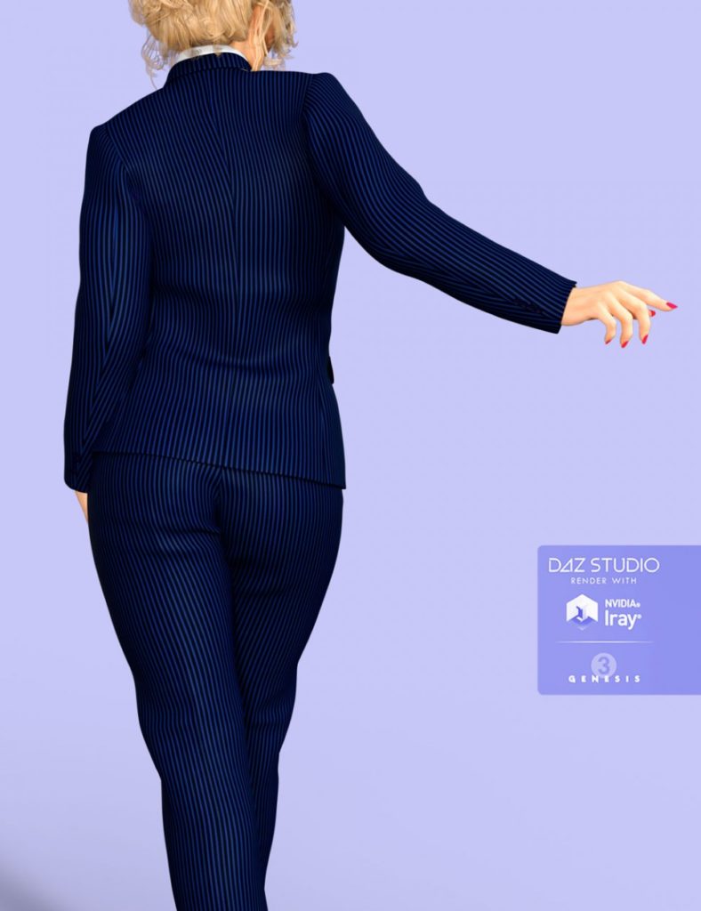H&C Business Suit for Genesis 3 Female(s)_DAZ3D下载站