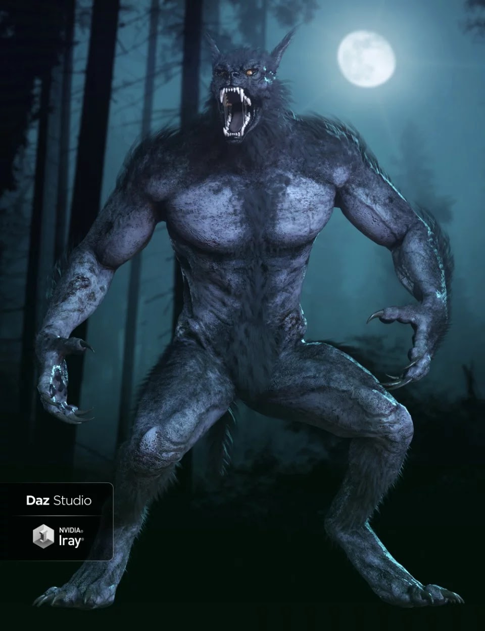 HH Werewolf_DAZ3D下载站