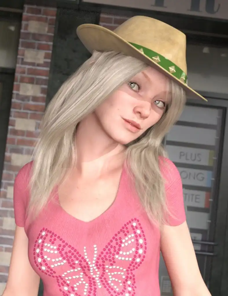 Hat And Hair Helper for Genesis 3_DAZ3D下载站