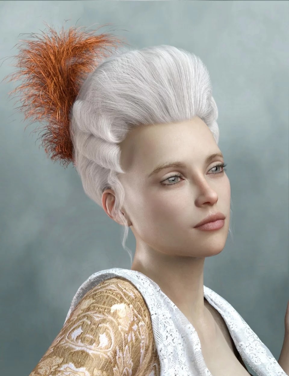 Historical Hair for Genesis 8 and 3 Female(s)_DAZ3DDL