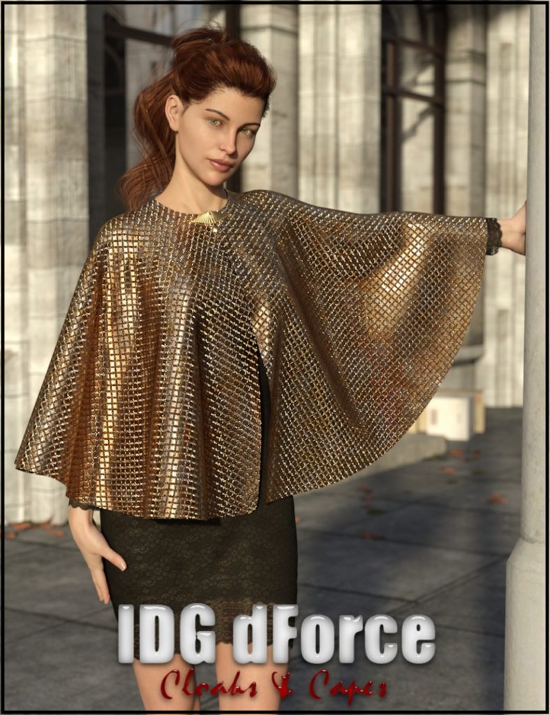 IDG dForce – Cloaks and Capes_DAZ3D下载站