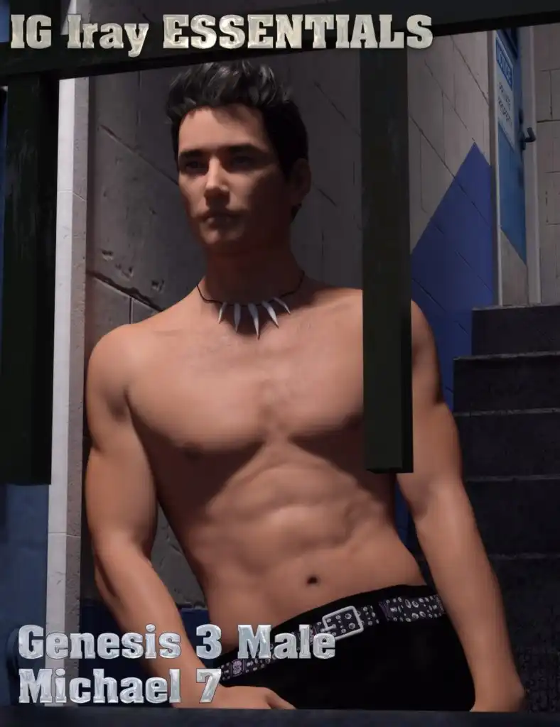 IG Iray Essentials – Genesis 3 Male & Michael 7_DAZ3D下载站