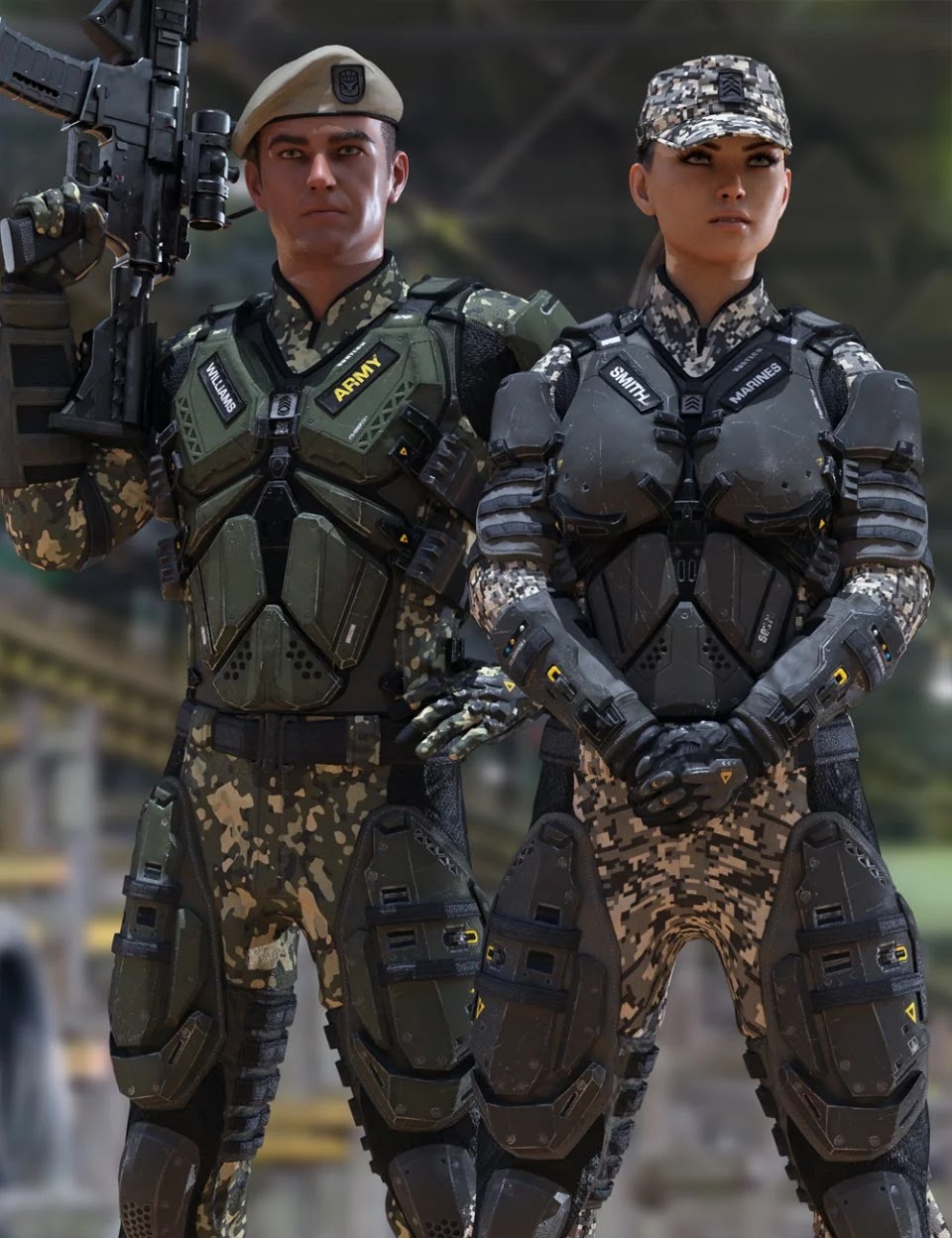 Insignia Expansion for ATLAS Armored Suit_DAZ3D下载站