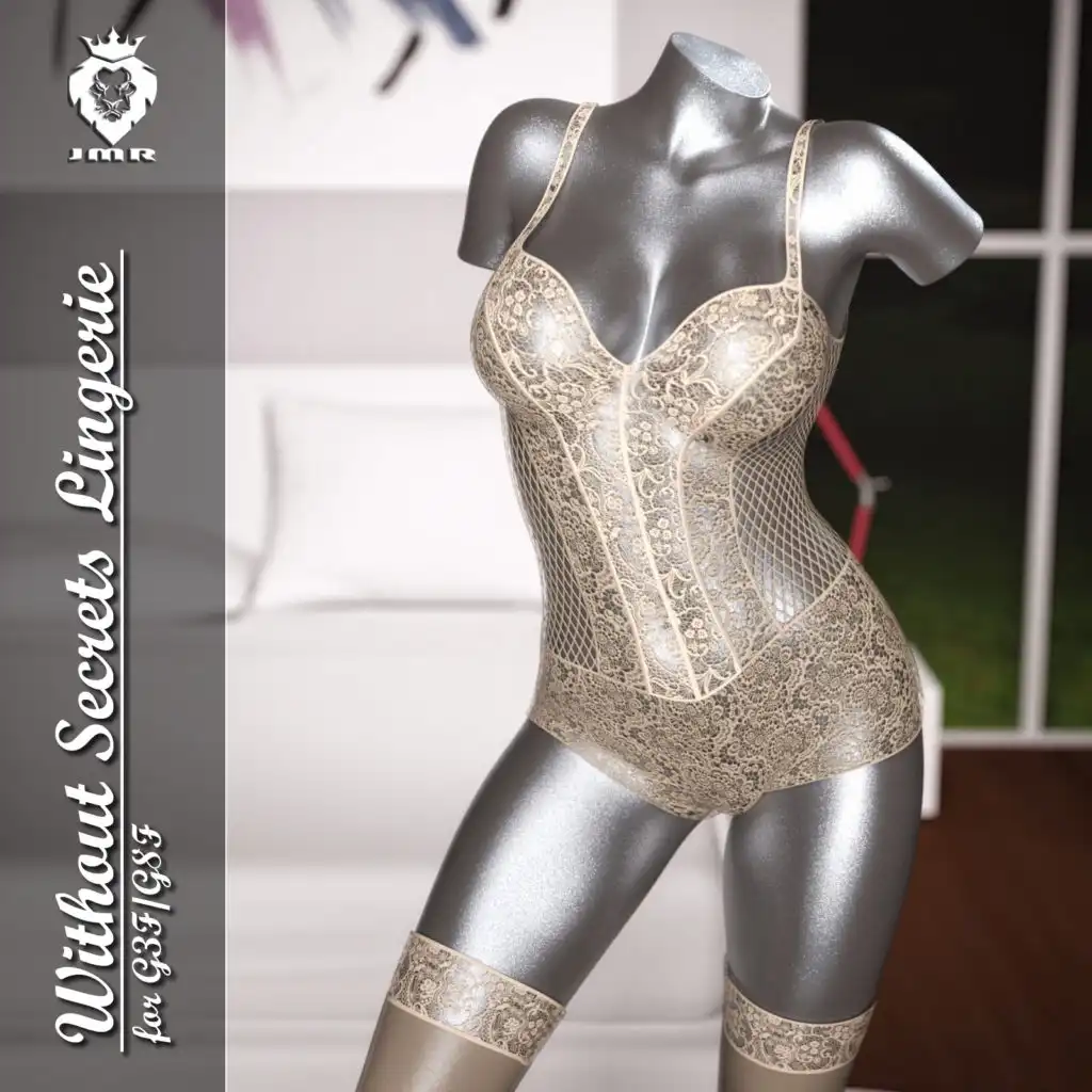 JMR Without Secrets Lingerie for G3F/G8F_DAZ3DDL