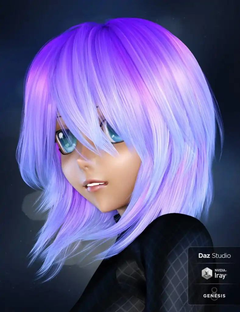 Jette Hair for Genesis 3 and 8_DAZ3DDL