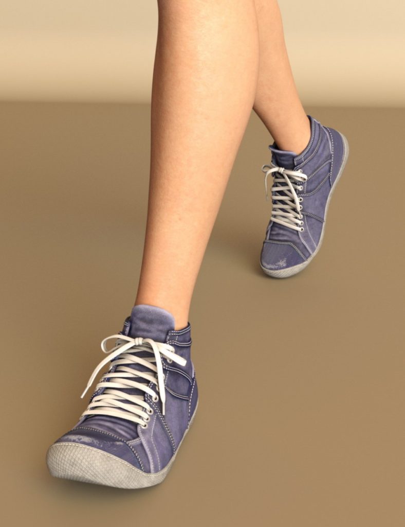 JooJoo Sneakers for Genesis 8 Female(s)_DAZ3D下载站