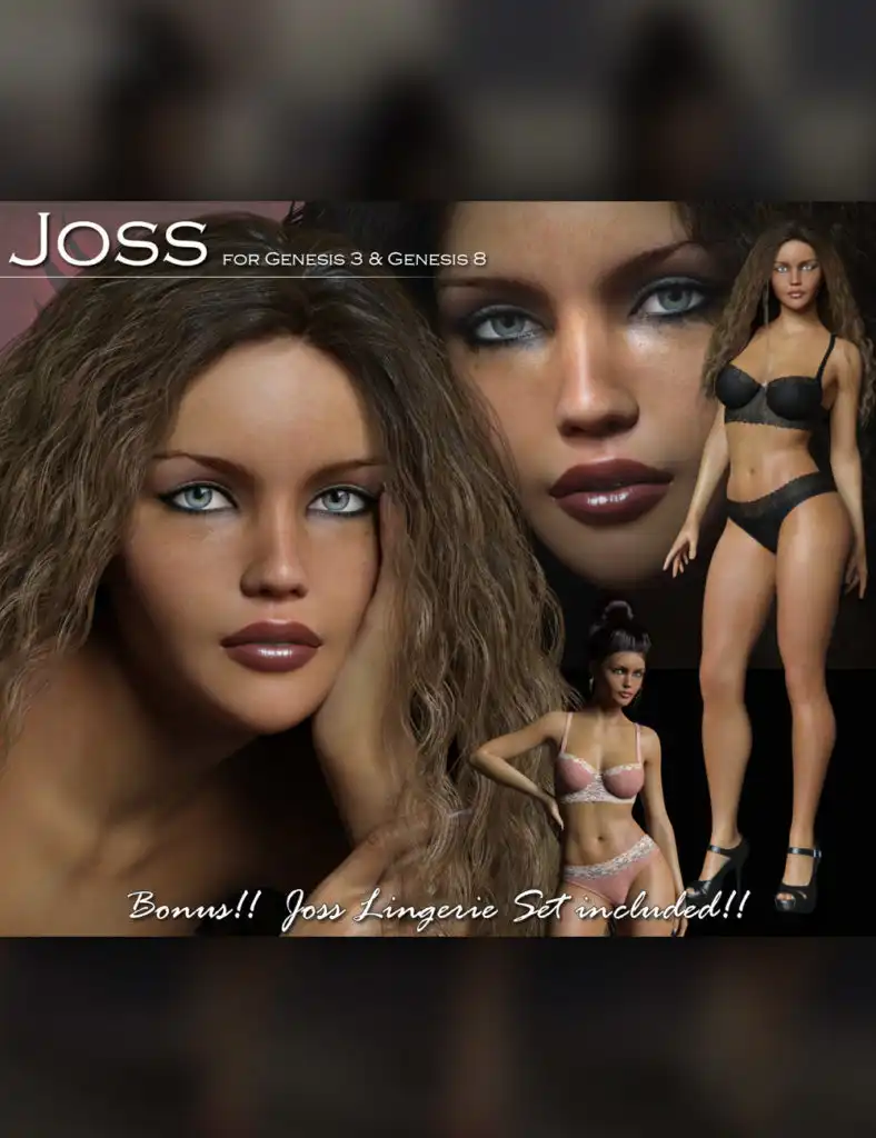 Joss for the G3 and G8 Females_DAZ3DDL