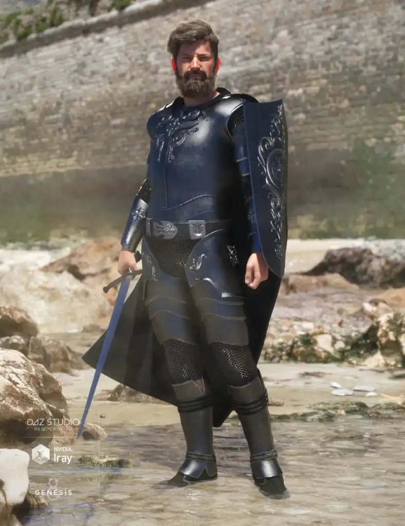 Knight Champion Outfit for Genesis 8 Male(s)_DAZ3DDL