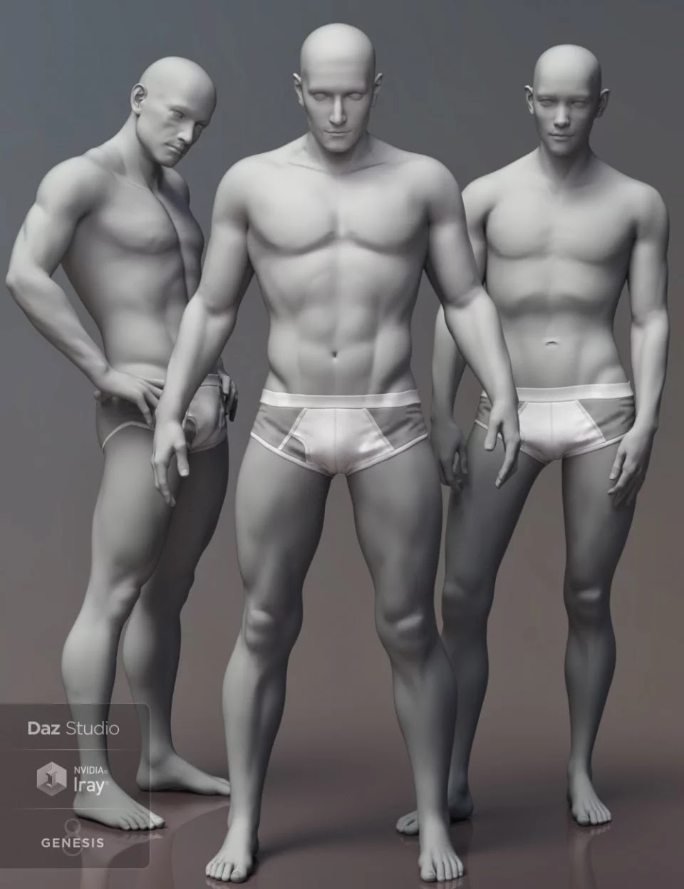 Leading Male Morph Collection for Genesis 8 Male(s)_DAZ3D下载站