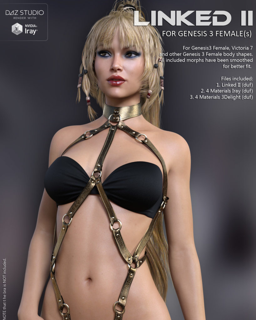 Linked II for Genesis 3 Females_DAZ3D下载站