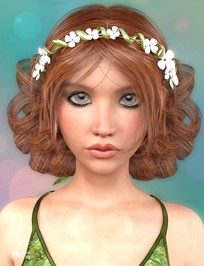 Lorin Hair for Genesis 3 Female(s)