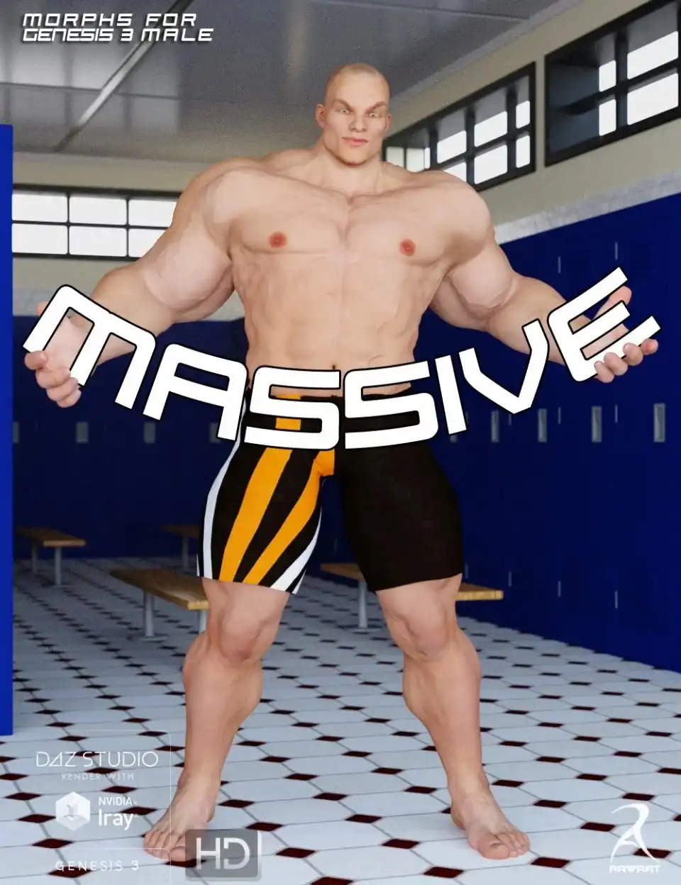 MASSIVE Morphs for Genesis 3 Male(s)_DAZ3DDL