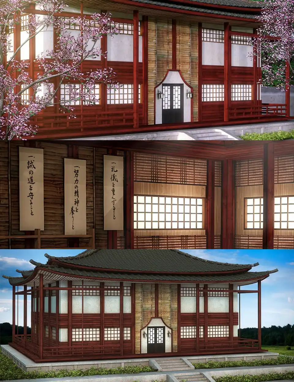 Martial Arts Dojo Bundle_DAZ3D下载站