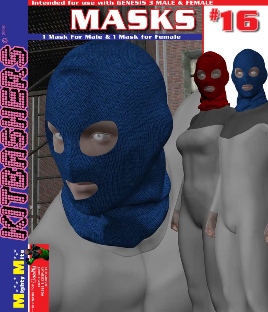 Mask 016 MMKBG3_DAZ3D下载站