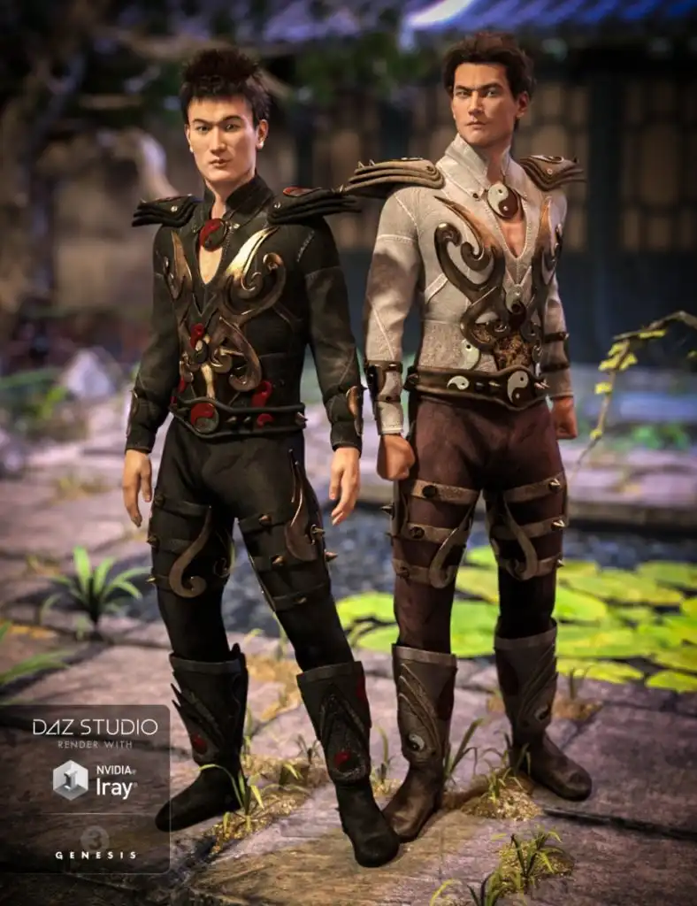 Mercurial Guardian Outfit Male Textures_DAZ3DDL