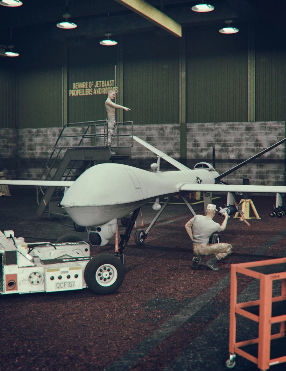 Military Drone_DAZ3D下载站