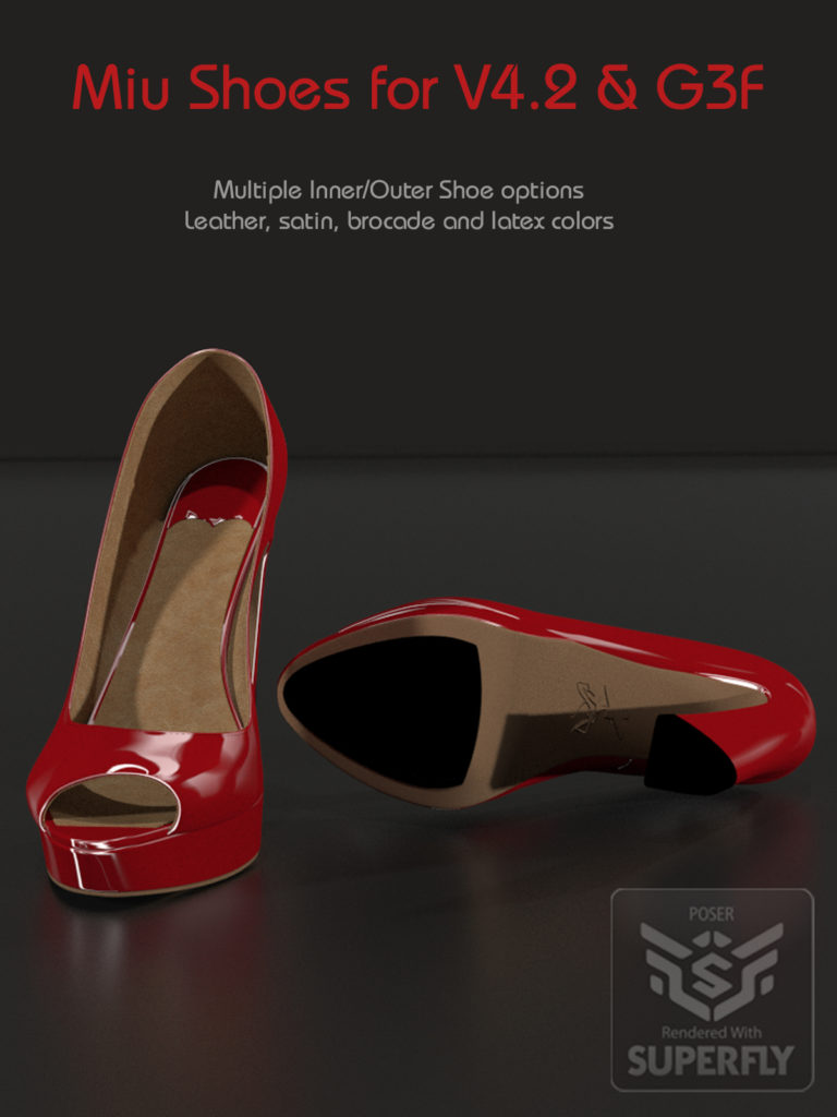 Miu Shoes for V4.2 and G3F_DAZ3DDL