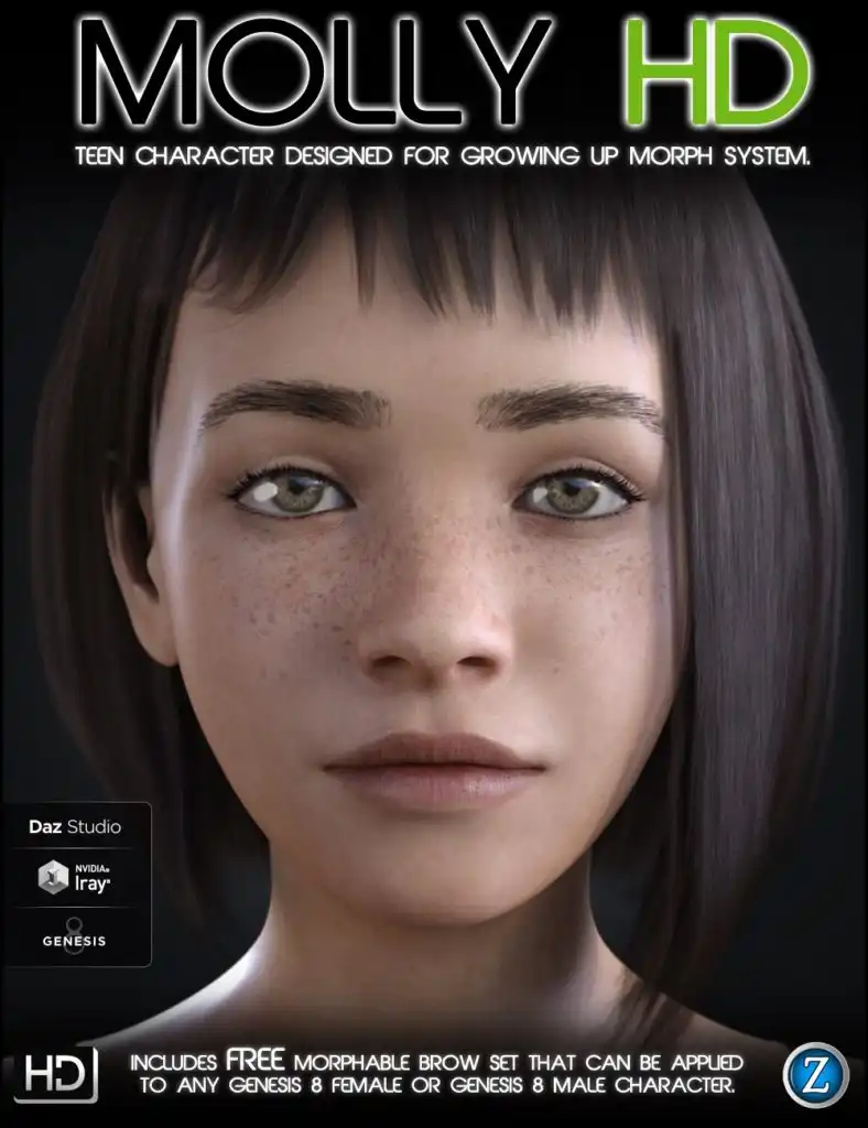 Molly HD for Genesis 8 Female_DAZ3DDL