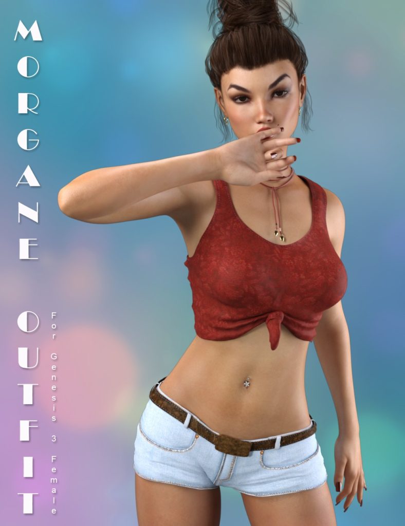 Morgane Outfit for Genesis 3 Female(s)_DAZ3DDL