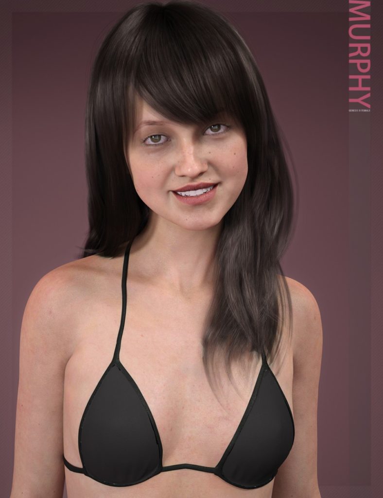 Murphy HD & Signature Smile HD Expression for Genesis 8 Female_DAZ3D下载站