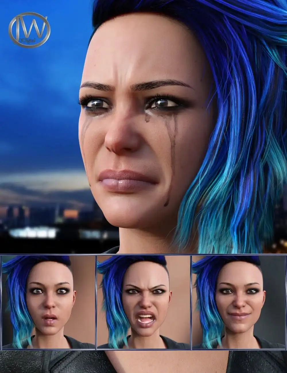 Mysterious – Expressions for Genesis 8 Female_DAZ3DDL