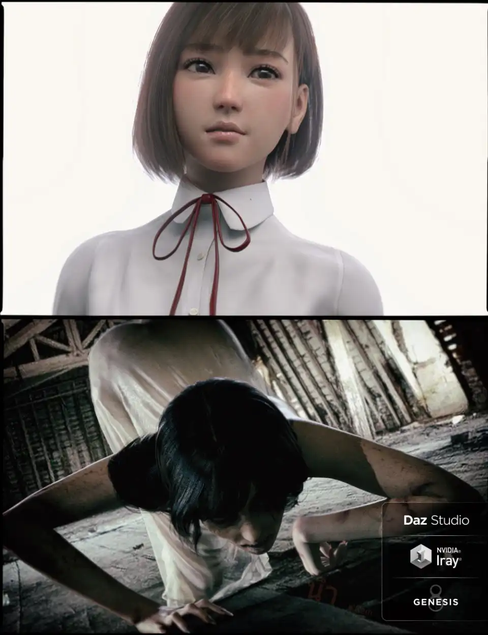 Nam Terror Set for Genesis 8 Female_DAZ3D下载站