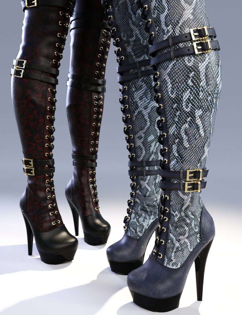 Natalie High Boots for Genesis 3 Female(s)_DAZ3DDL
