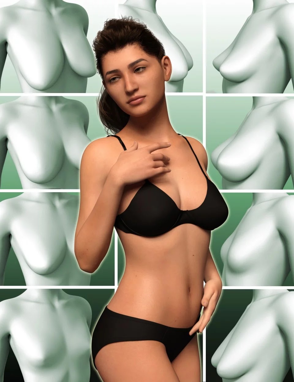 Natural Breast Morphs for Genesis 8 Female(s)_DAZ3D下载站
