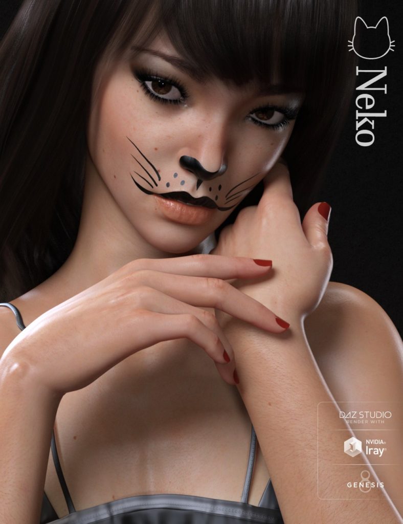 Neko HD for Genesis 8 Female_DAZ3D下载站