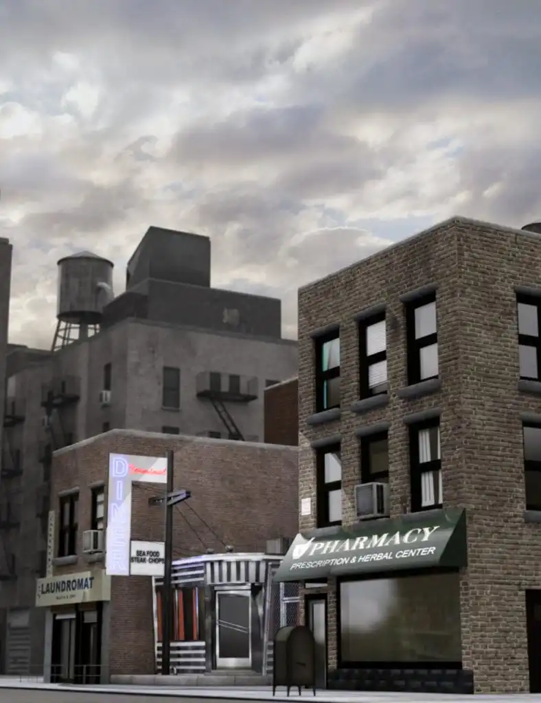 New York City Storefront_DAZ3DDL