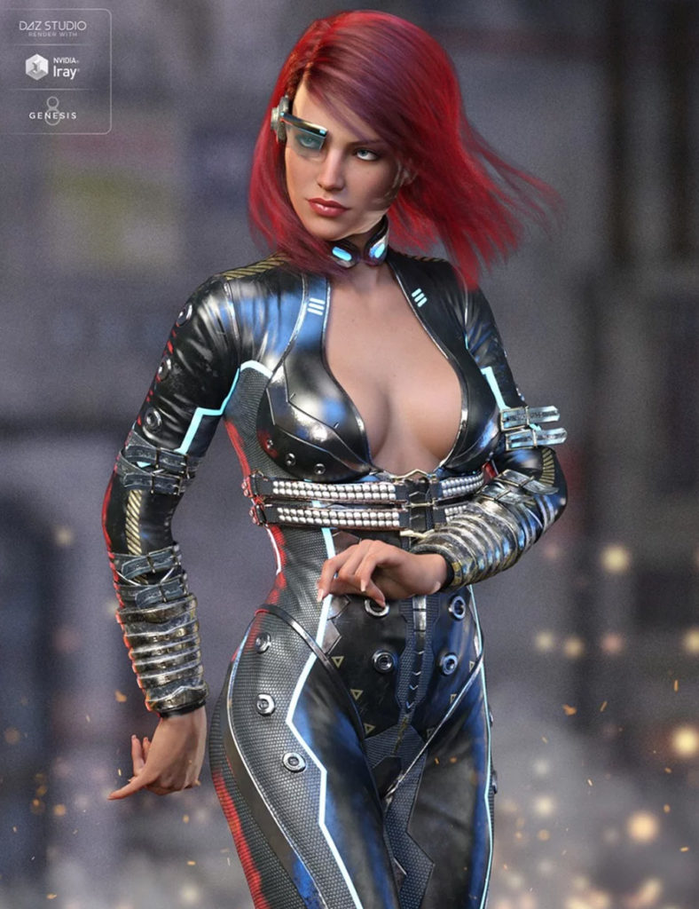 Night Spy Outfit for Genesis 8 Female(s)_DAZ3D下载站