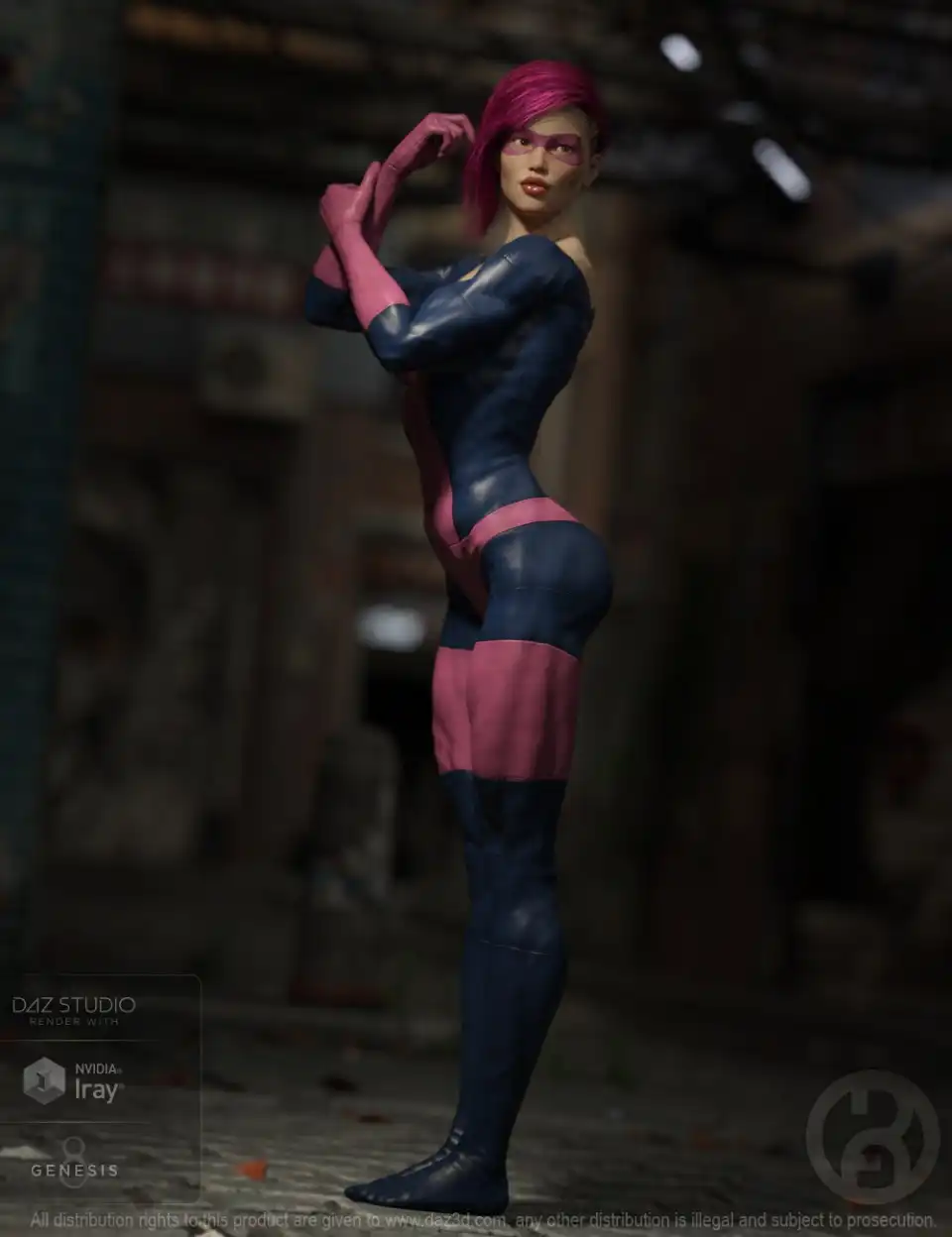 No Suit for Genesis 8 Female(s)_DAZ3D下载站