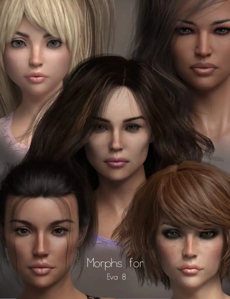 P3D Eva 8 Enhanced Morphs_DAZ3DDL