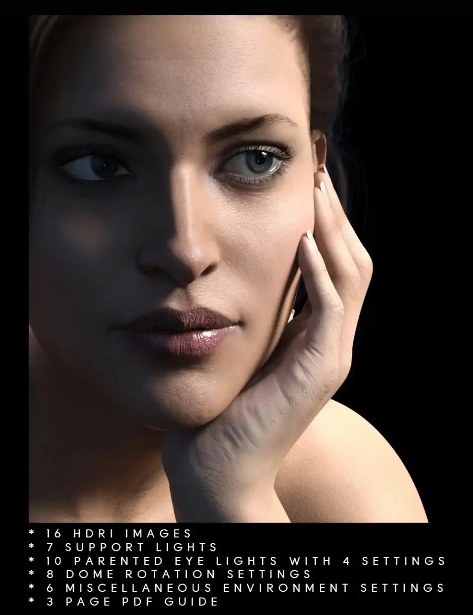 Perfect Portrait Lights_DAZ3D下载站