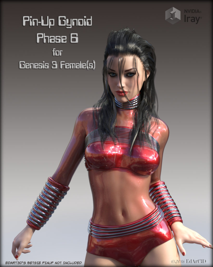 Pin-Up Gynoid Phase6 for G3F_DAZ3DDL