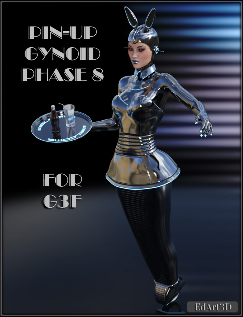Pin-Up Gynoid Phase8 for G3F_DAZ3DDL