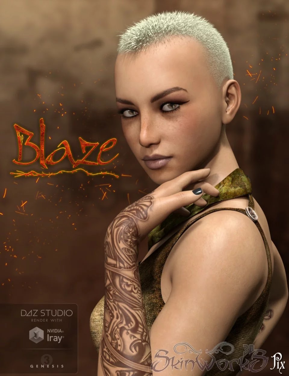 Pix Blaze for Genesis 3 Female(s)_DAZ3D下载站