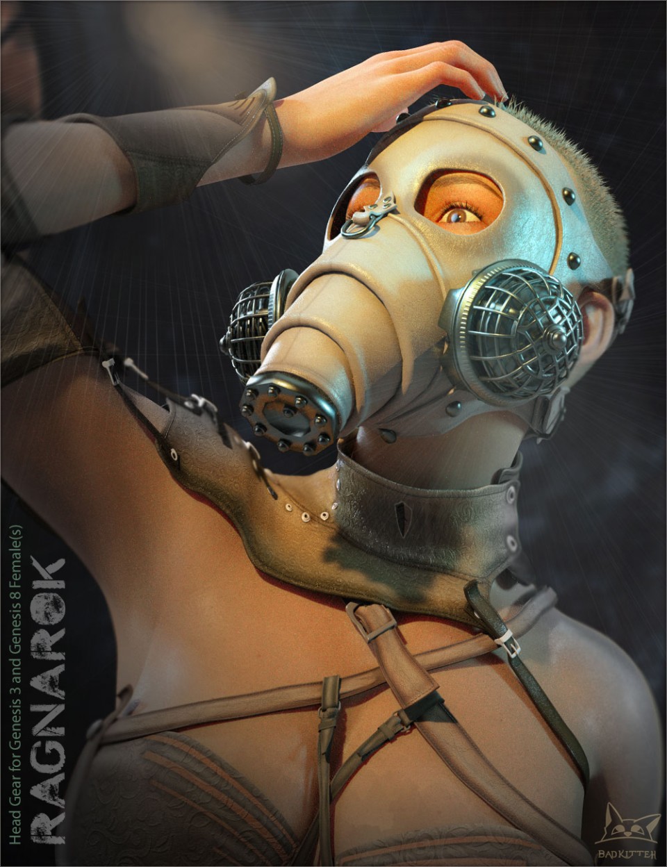 Ragnarok Mask for Genesis 3 and Genesis 8 Female(s)_DAZ3D下载站