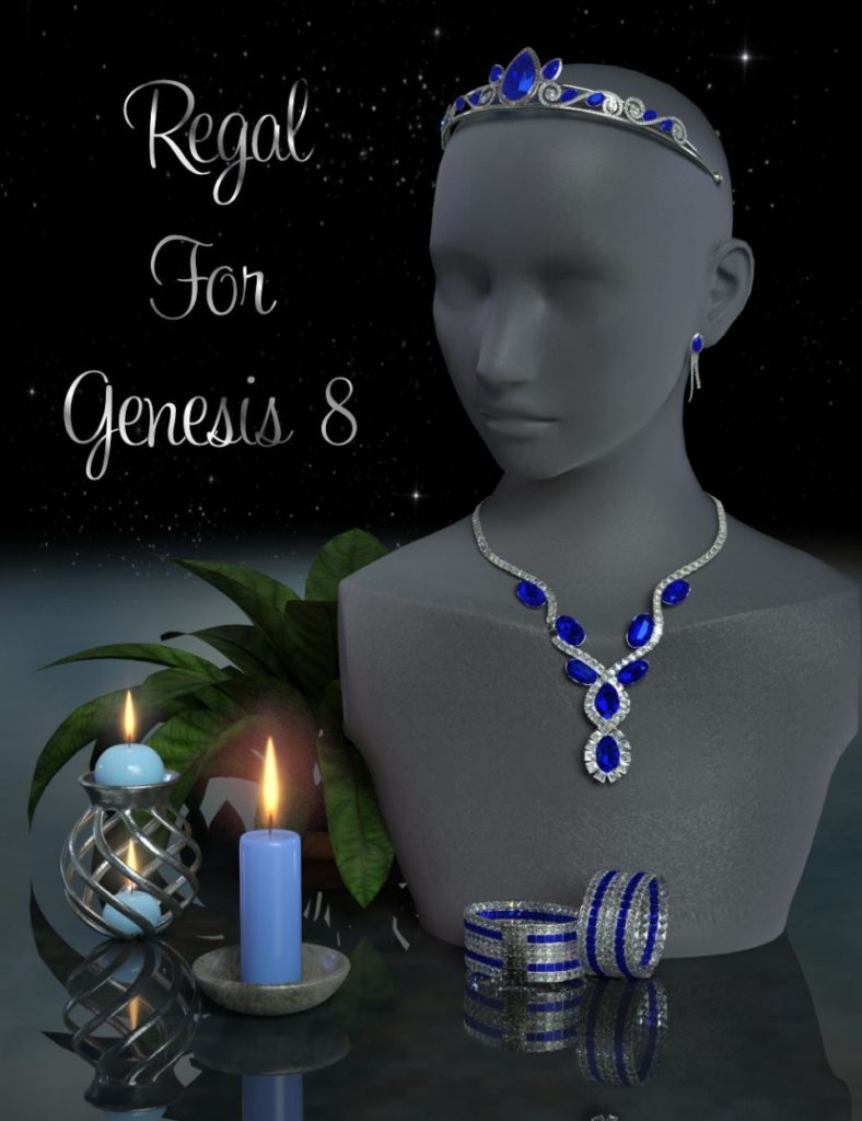 Regal Jewelry for Genesis 8 Female(s)_DAZ3D下载站