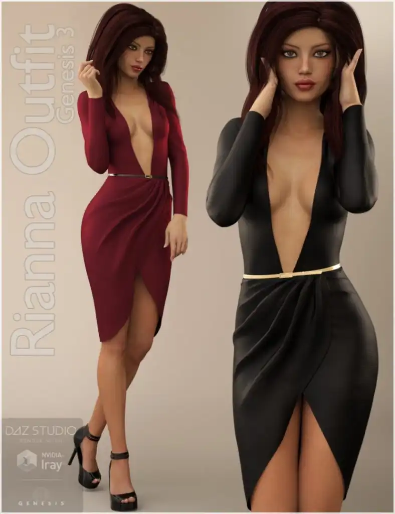 Rianna Outfit for Genesis 3 Female(s)_DAZ3DDL