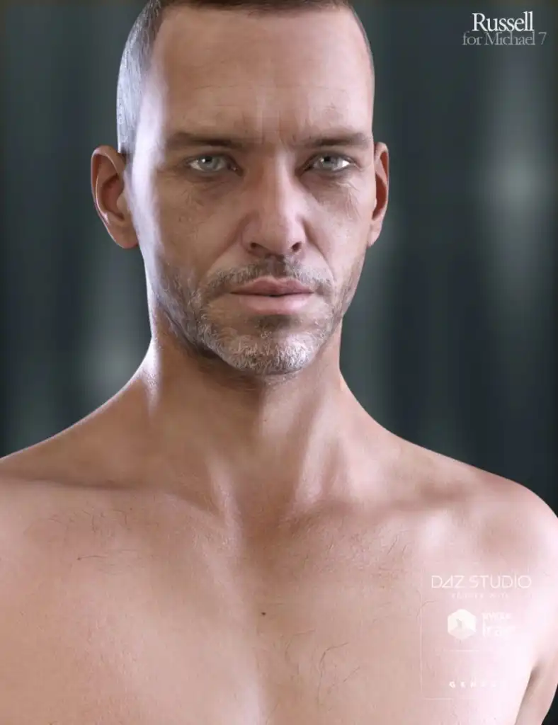 Russell HD for Michael 7_DAZ3D下载站