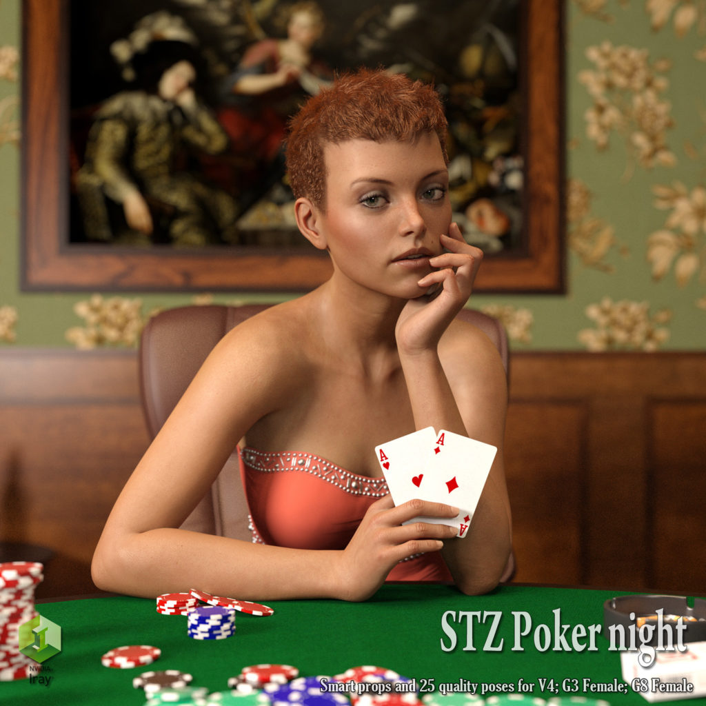 STZ Poker Night_DAZ3D下载站